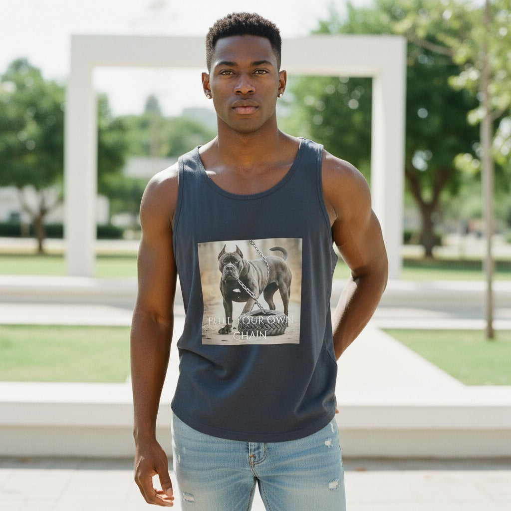 Mens Tank Pull Your Own Chain