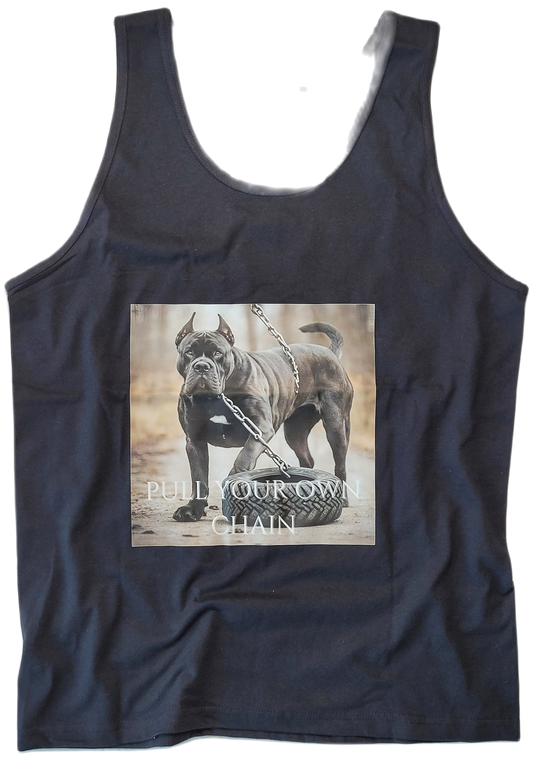 Mens Tank Pull Your Own Chain