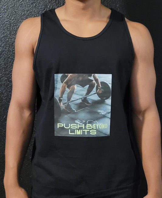 Push Beyond Limits Graphic Mens Tank